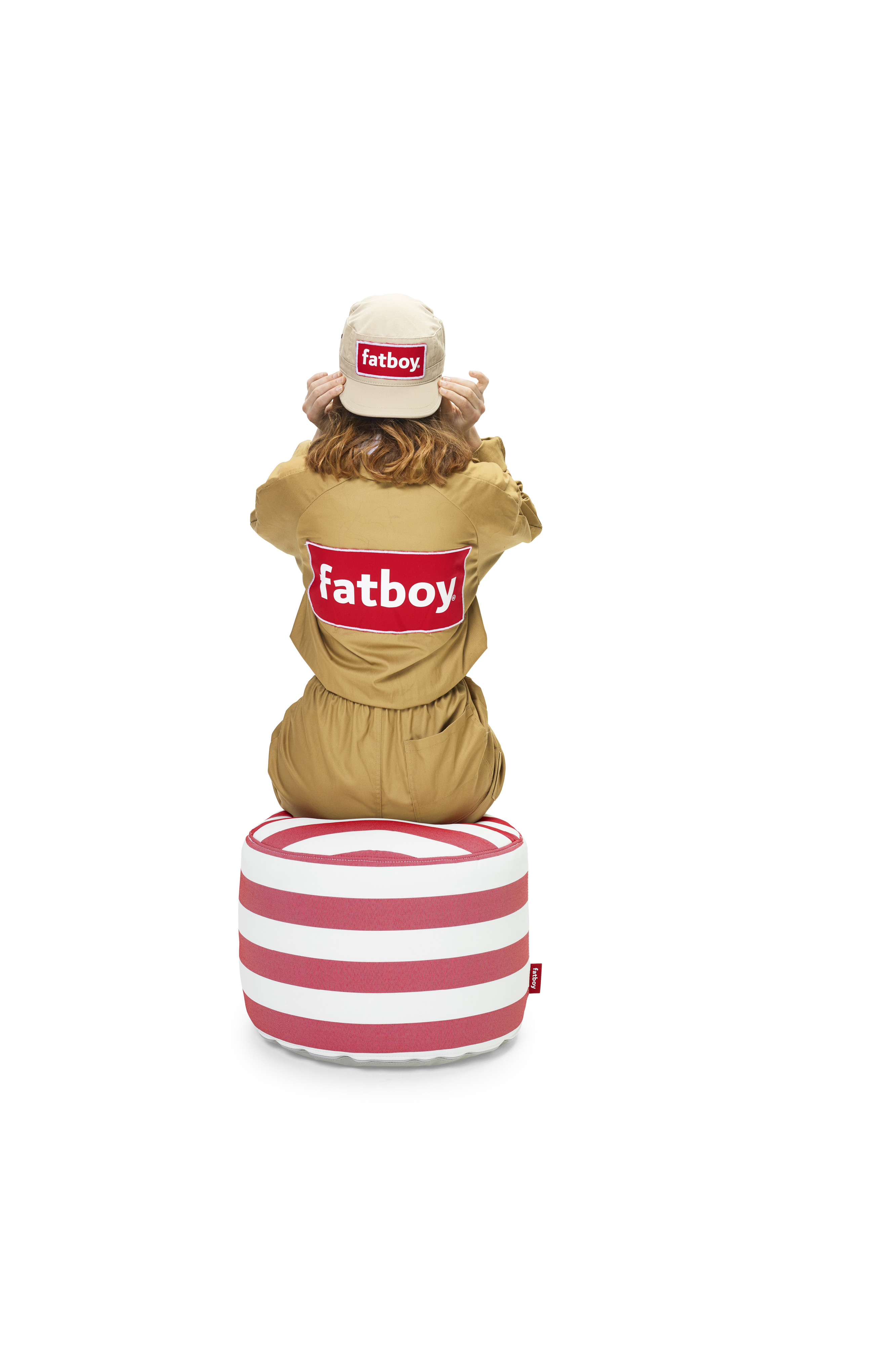 Pouf POINT OUTDOOR de Fatboy, Red