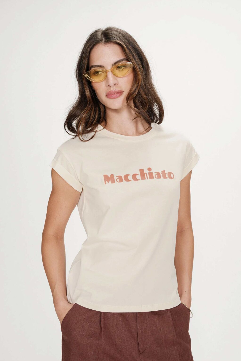 GRACE & MILA: CAMISETA MANGA CORTA MACCHIATO - grace..and..mila.jpg