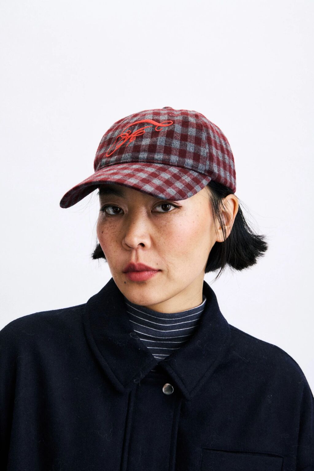 FRNCH: GORRA OZE CUADROS BURDEOS - see-u-soon-48d7c.jpg