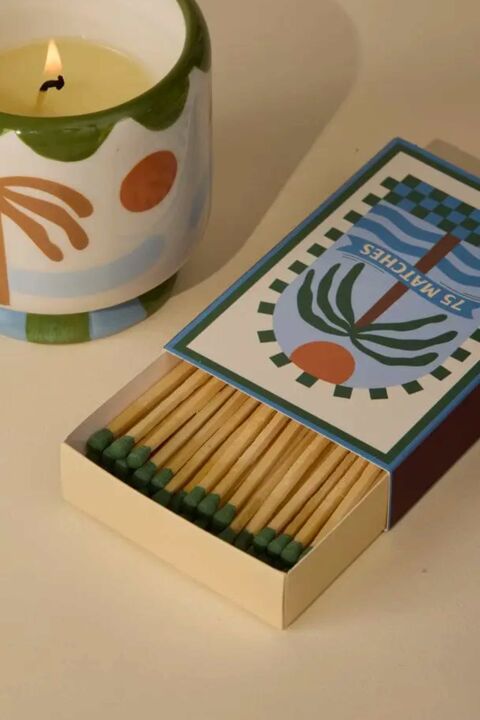 CAJA DE 75 CERILLAS : PALM TREE