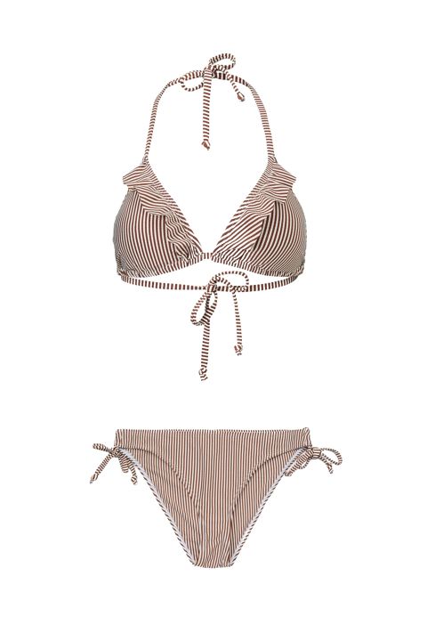 BECKSÖNDERGAARD: BIKINI STRIBA BROWN