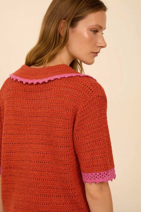 MEISÏE: POLO DE PUNTO CALADO - 2-2.jpg