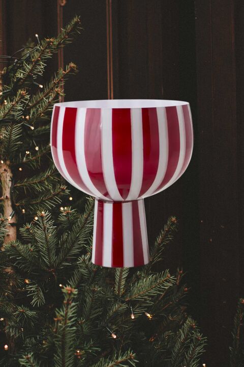 Affari of Sweden: JARRÓN ROJO Y BLANCO