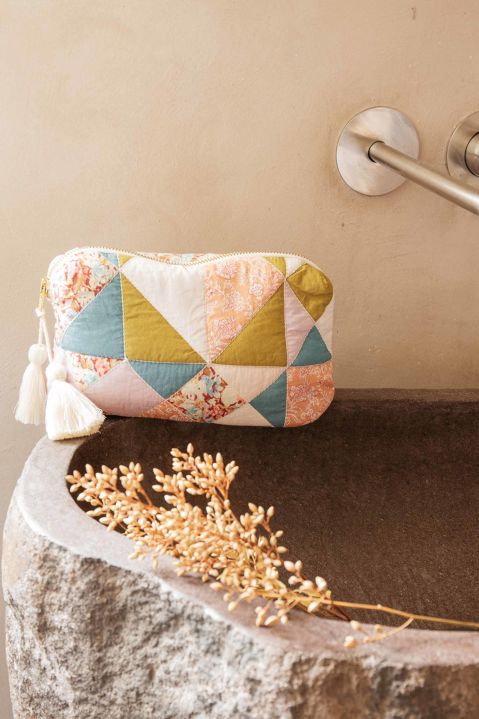 Neceser: Pouch Teiki Patchwork pastel