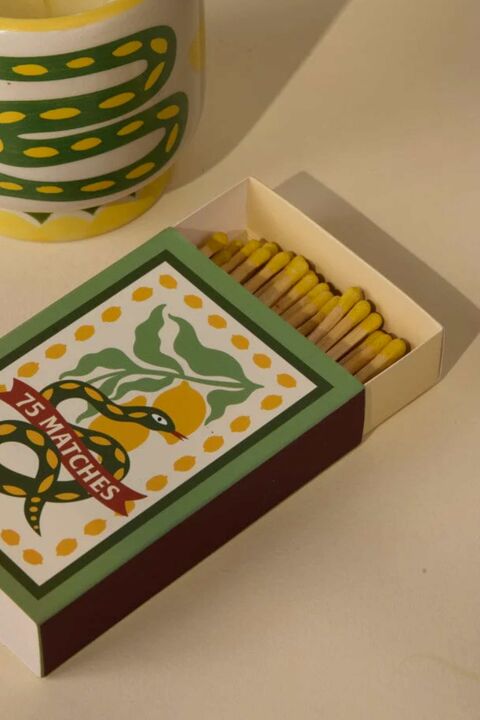 CAJA DE 75 CERILLAS : SNAKE