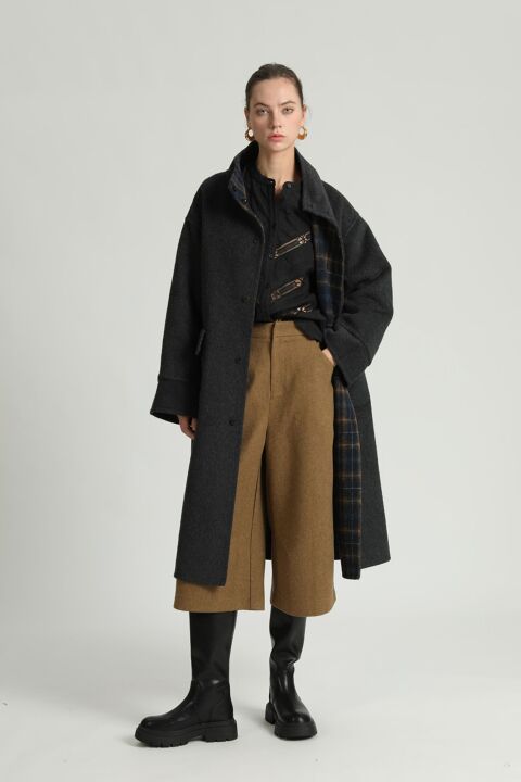 SEE U SOON: ABRIGO LARGO REVERSIBLE - 4-5630a.jpg