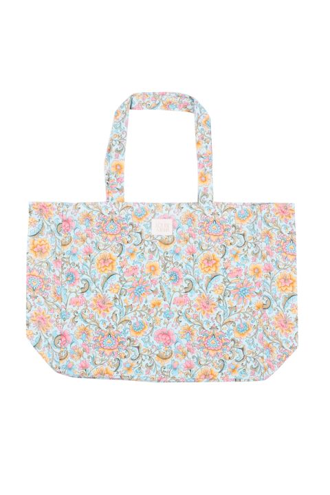 Beverly Tote Bag Water Riverside Flowers - 4-84df5.jpg