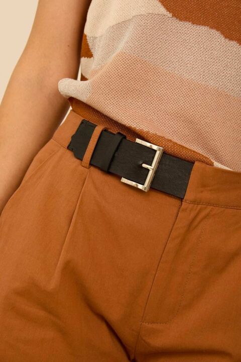 MEISÏE: PANTALÓN PALAZZO HEBILLA MARRÓN - 5-5a7b1.jpg