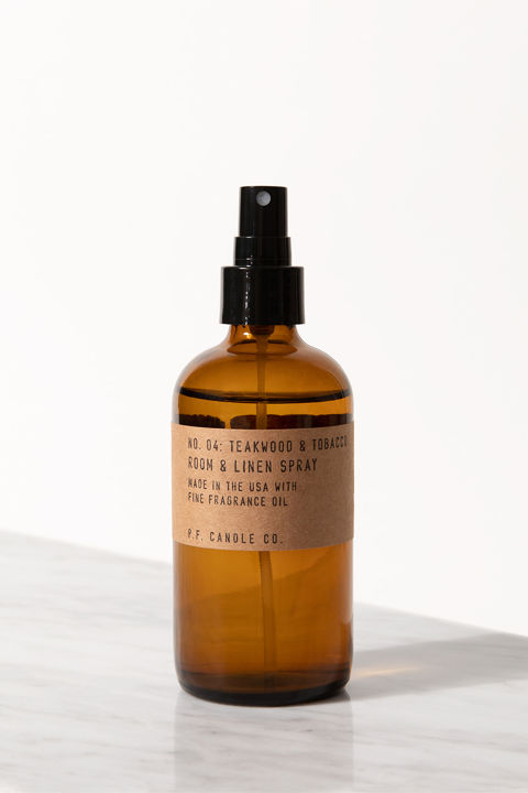 PF Candle co: Teakwood & Tobacco Room Linen Spray - 538c6-spray1.jpg