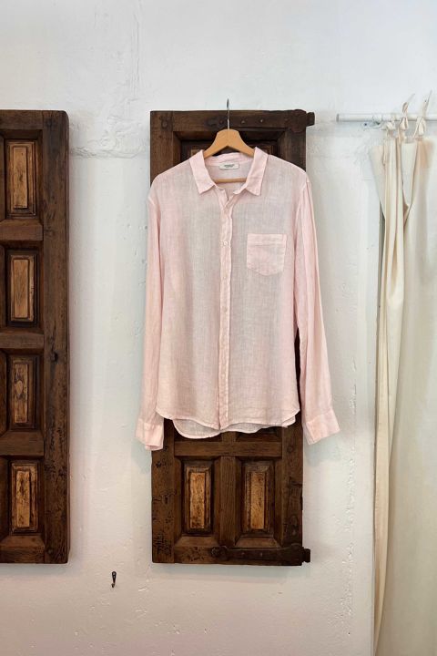 CROSSLEY ITALY MEN: CAMISA LINO JIOCH ROSA