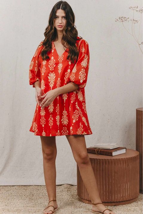 NEW GRACE & MILA: VESTIDO KARMIQUE NARANJA