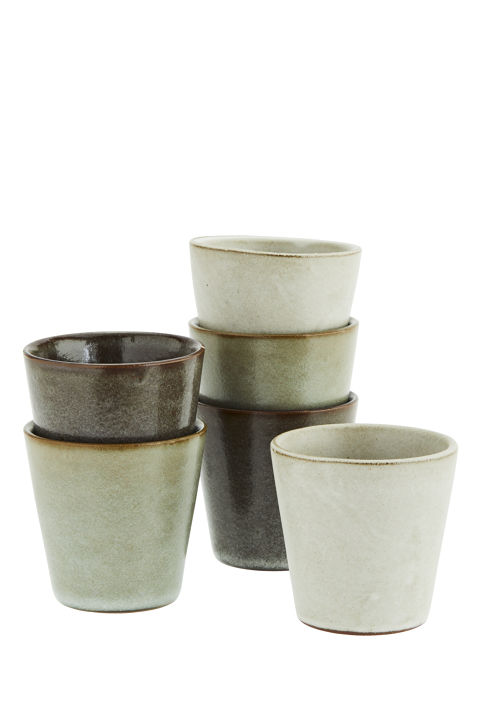 Madam Stoltz: Set de 6 Tazas de Gres  - 6f991-qwe.jpg