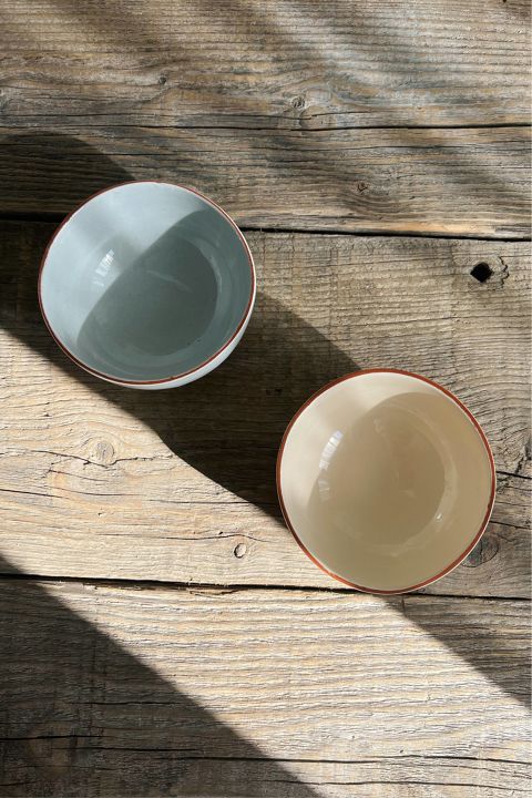 Bowl de Cerámica azul agua Mila