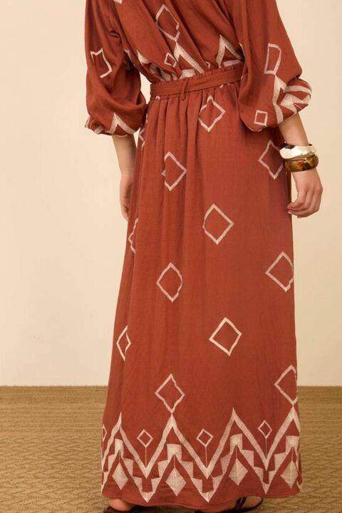 MEISÏE: FALDA LARGA CON BORDADO - 8-04b32.jpg