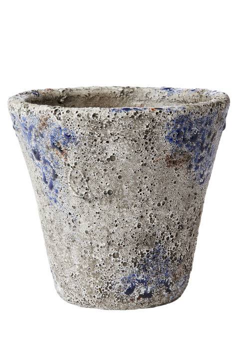 Maceta de Terracota Azul