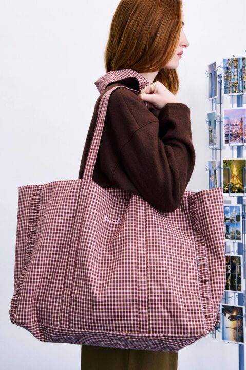 FRNCH: Bolso Nyoko burdeos