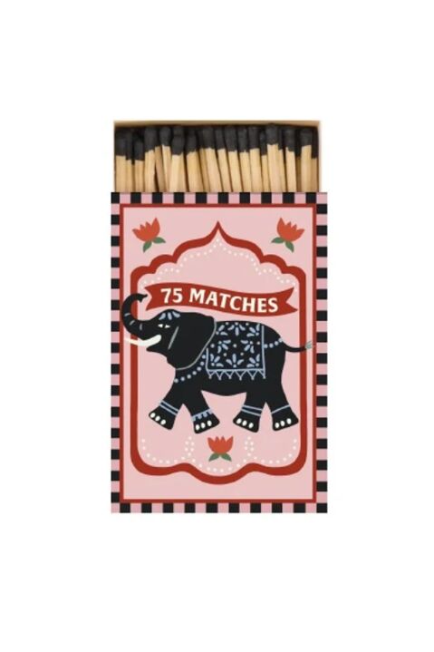 CAJA DE 75 CERILLAS : MATCHES ELEPHANT