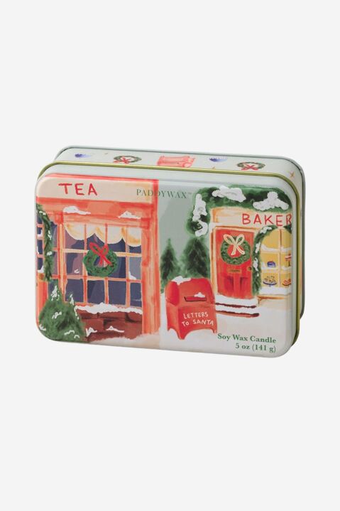 VELA EN LATA CRISTMAS: NARANJA DULCE Y CARAMELO
