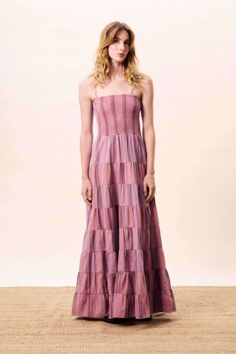 FRNCH: VESTIDO LILA FRUNCIDO