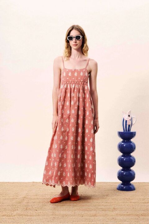 FRNCH: VESTIDO ROJO TIRANTES