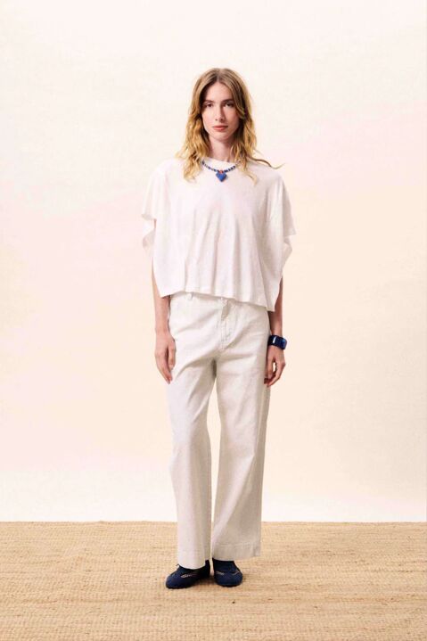 FRNCH: Pantalón con finas rayas azules