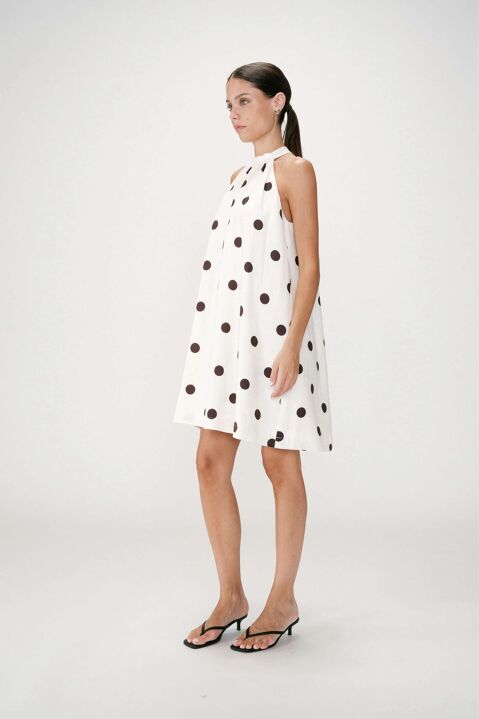 GRACE & MILA: VESTIDO FLUIDO A LUNARES