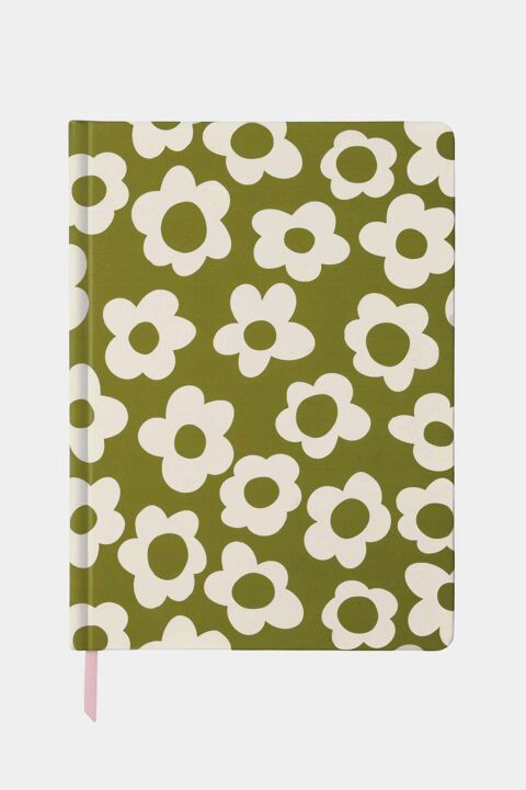 CUADERNO DESIGNWORKS INK : GREEN GROOVY FLORAL