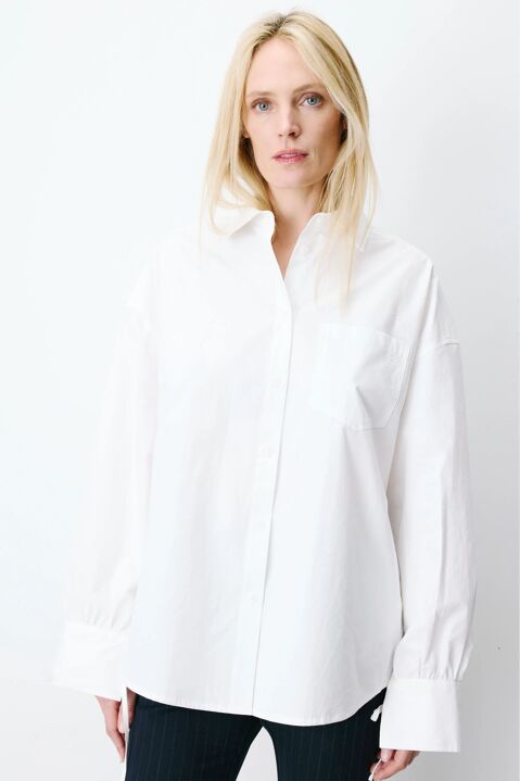 GRACE & MILA: CAMISA OVERSIZE DE ALGODÓN ARMELLE