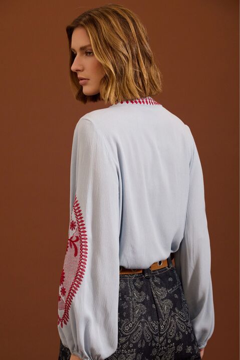 MEISÏE: BLUSA BORDADA CON FRUNCES AZUL - casa-gokotta--86-.jpg