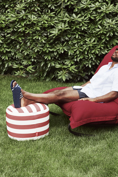 Point Outdoor pouf Stripe Red          - e2da6-pouf5.jpg