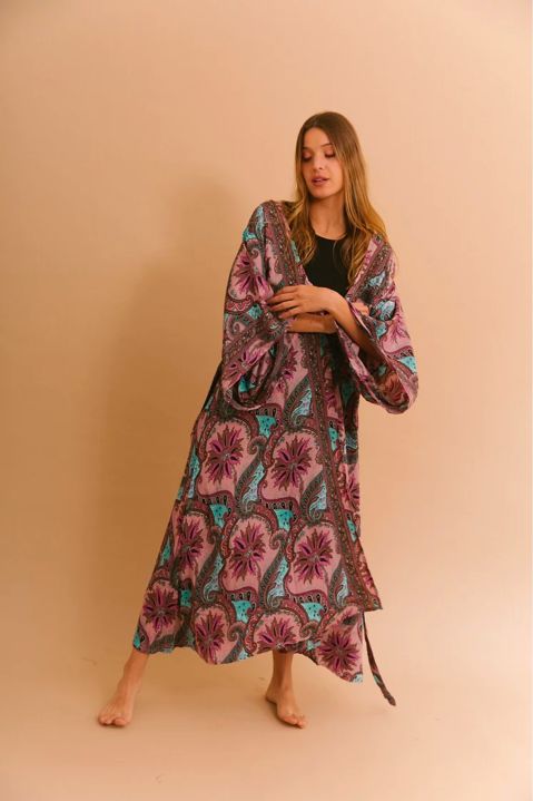 Kimono Jade Rosa