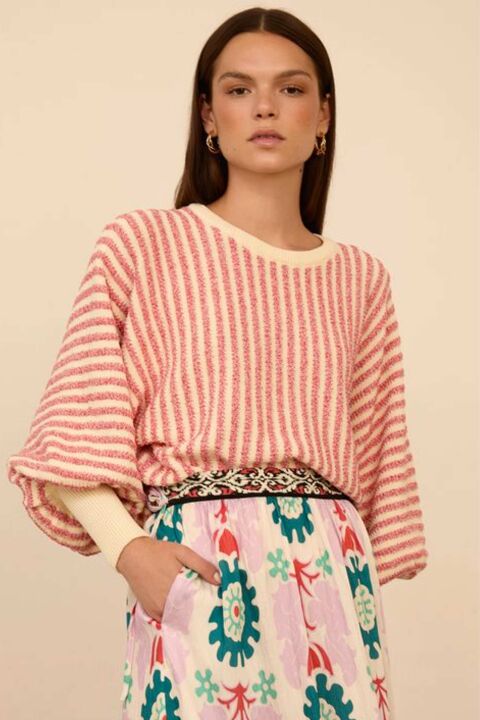 MEISÏE: JERSEY PUNTO ROSA