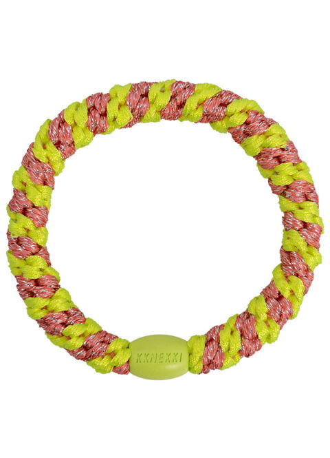 Bon Dep Kknekki STRIPE CORAL NEON YELLOW
